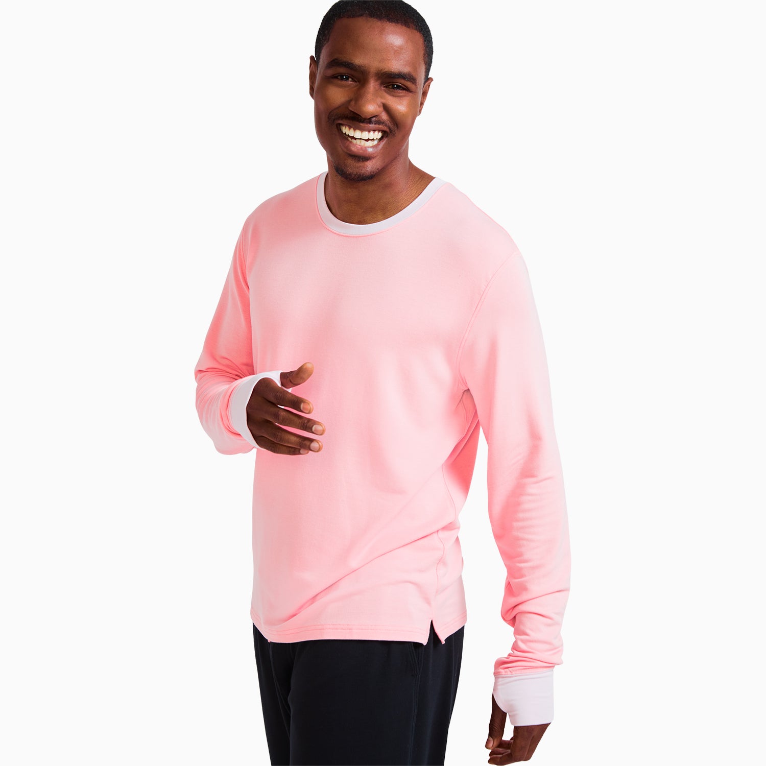 modelsizing1: Narada is 6’0” and wearing a medium. | type: men