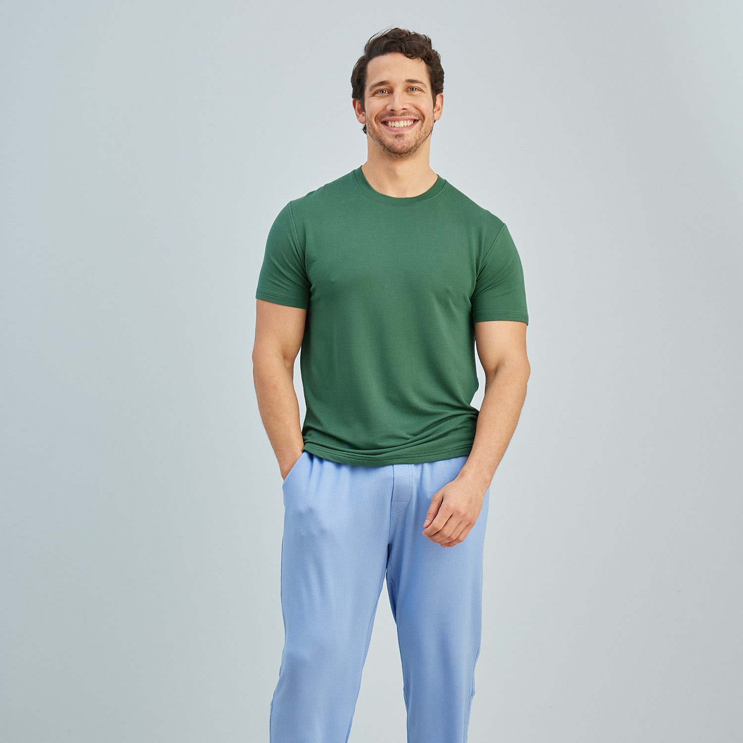 modelsizing1: Thomas is 5’10” and wearing a medium. | type: men