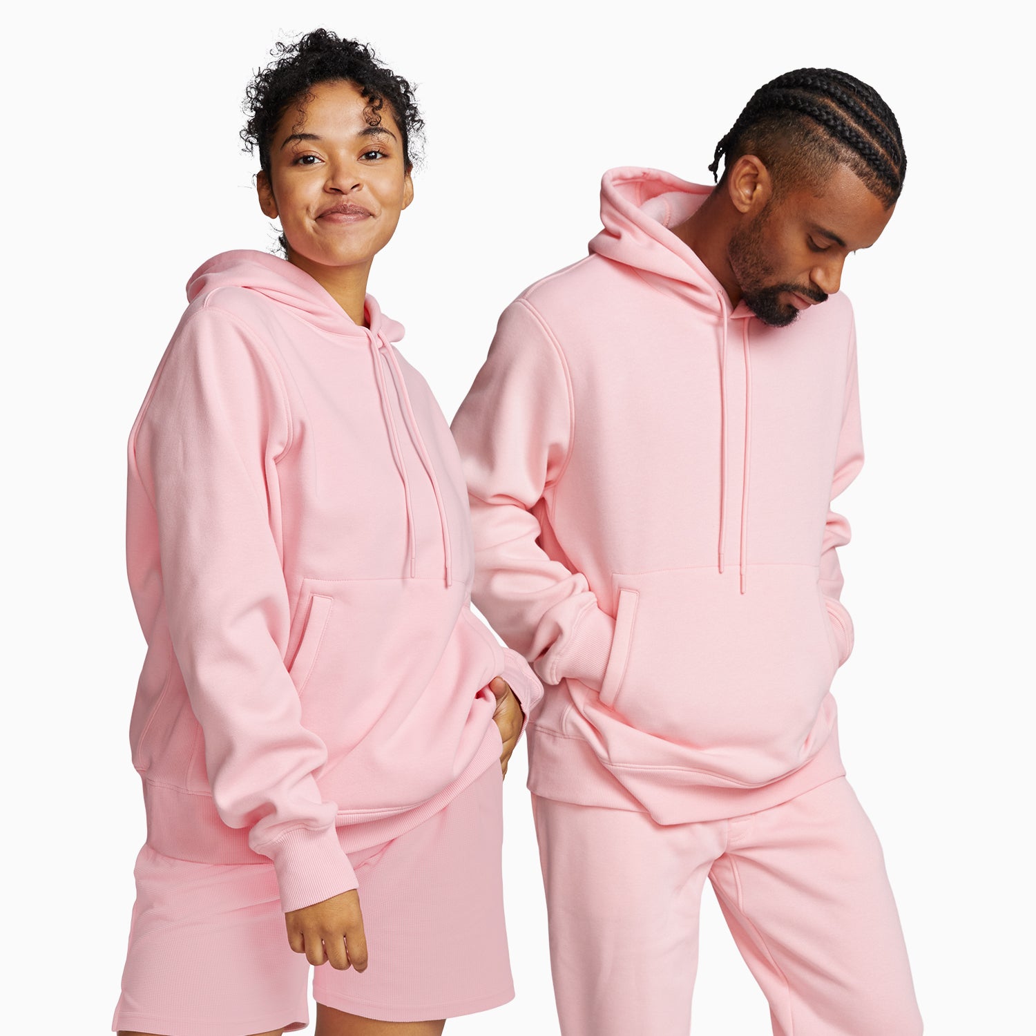 modelsizing1: Marisa is 5’8” and wearing a small. | modelsizing2: Blest is 5’8” and wearing a medium. | type: unisex