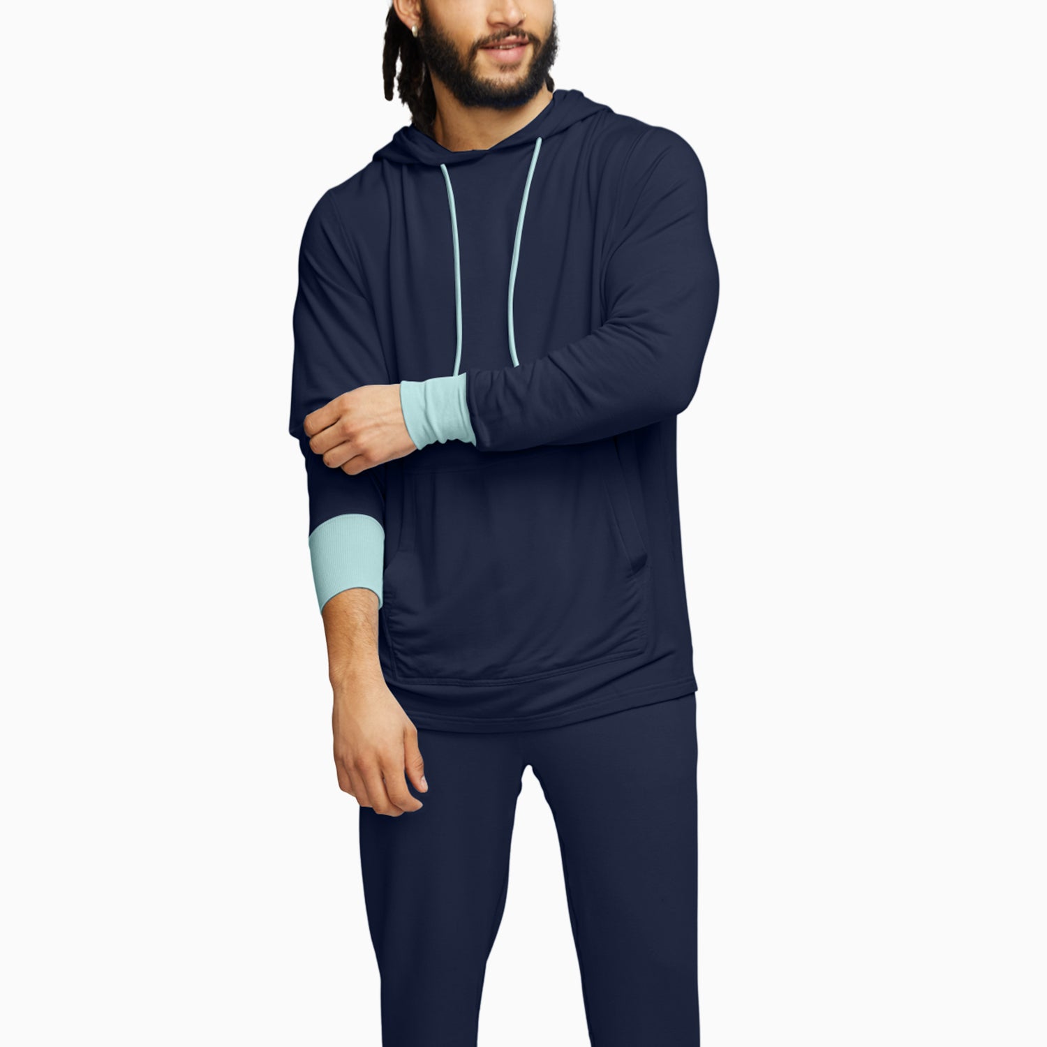 modelsizing1: Laurencio is 5’11” and wearing a medium. | type: men
