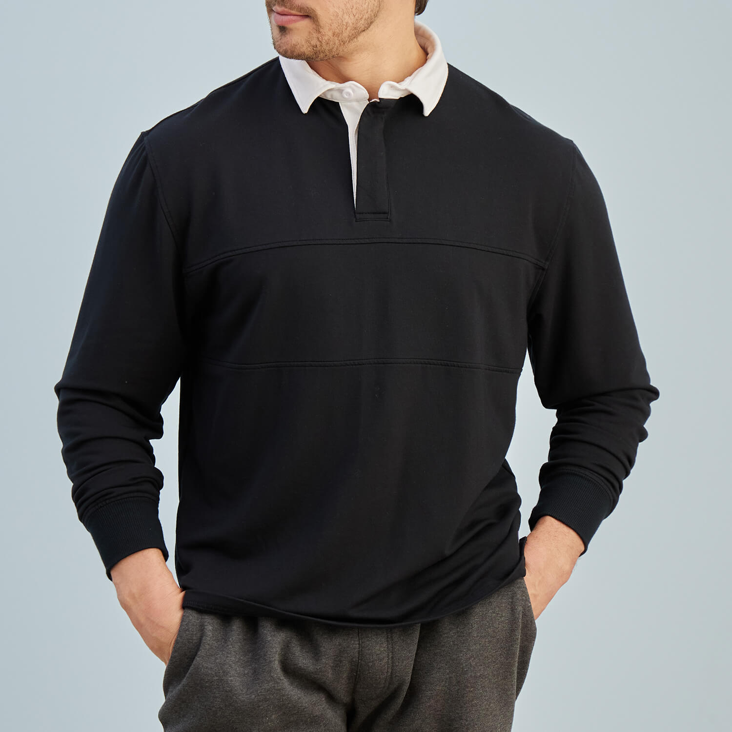 modelsizing1: Thomas is 5’10” and wearing a medium. | type: men