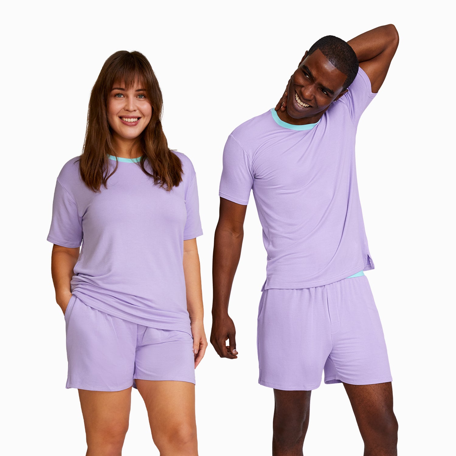 modelsizing1: Ekaterina is 5'9" and wearing a large. | modelsizing2: Narada is 6’0” and wearing a medium. | first: mens, womens, best-sellers, bottoms, tops | type: unisex