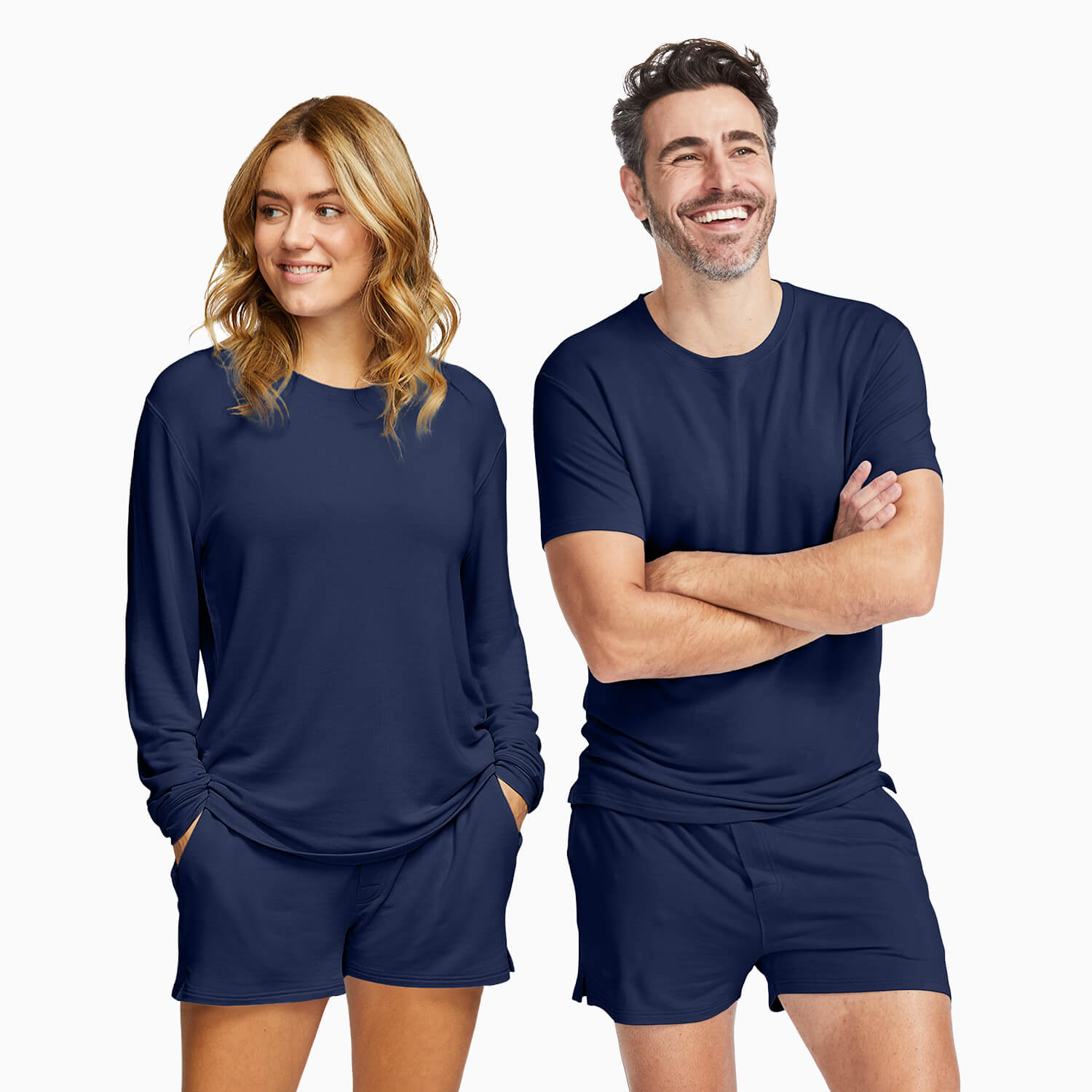 modelsizing1: Katie is 5’11” and wearing a medium top and small bottom. | modelsizing2: Maiko is 6’2” and wearing a medium. | first: best-sellers, tops, bottoms | type: unisex