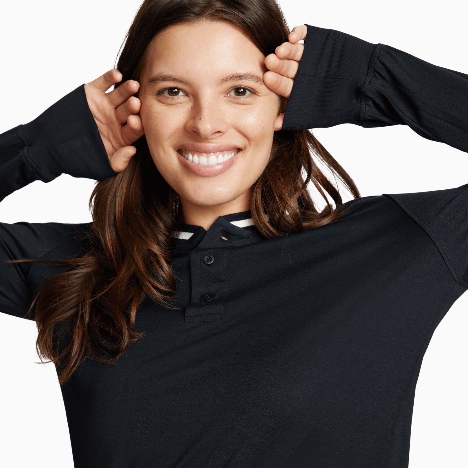 modelsizing1: Dana is 5’9” and wearing a medium. | type: women
