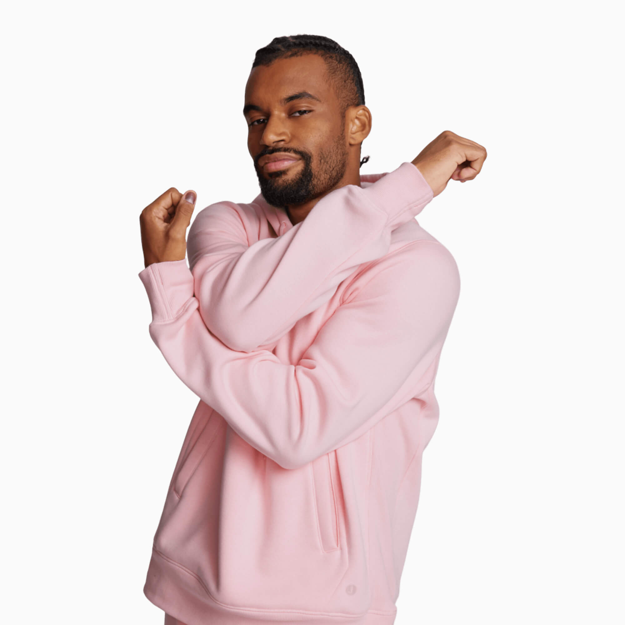modelsizing1: Blest is 5’8” and wearing a medium. | type: men