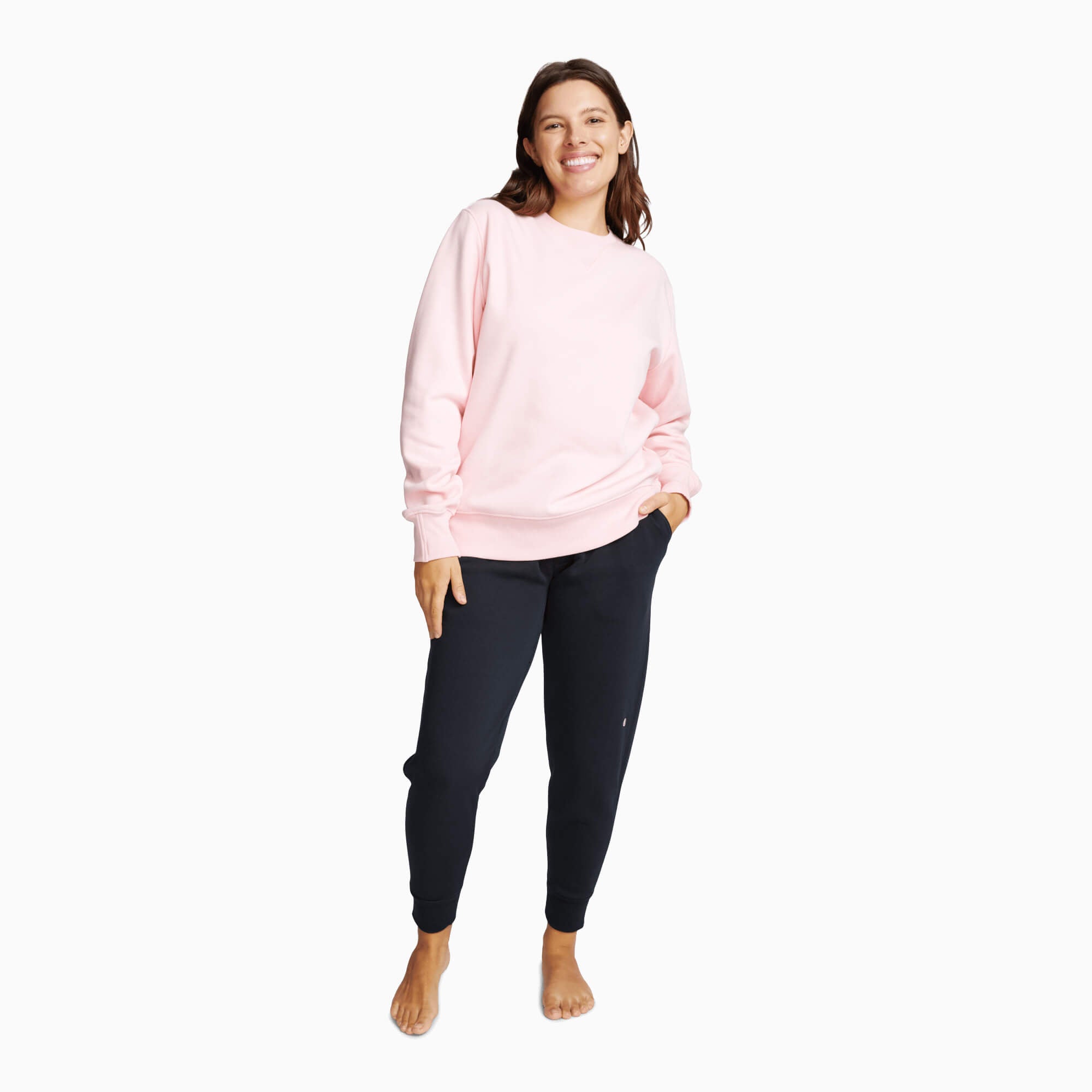 modelsizing1: Dana is 5’9” and wearing a medium. | first:gifts-for-her, womens, best-sellers, tops, bottoms | type: women
