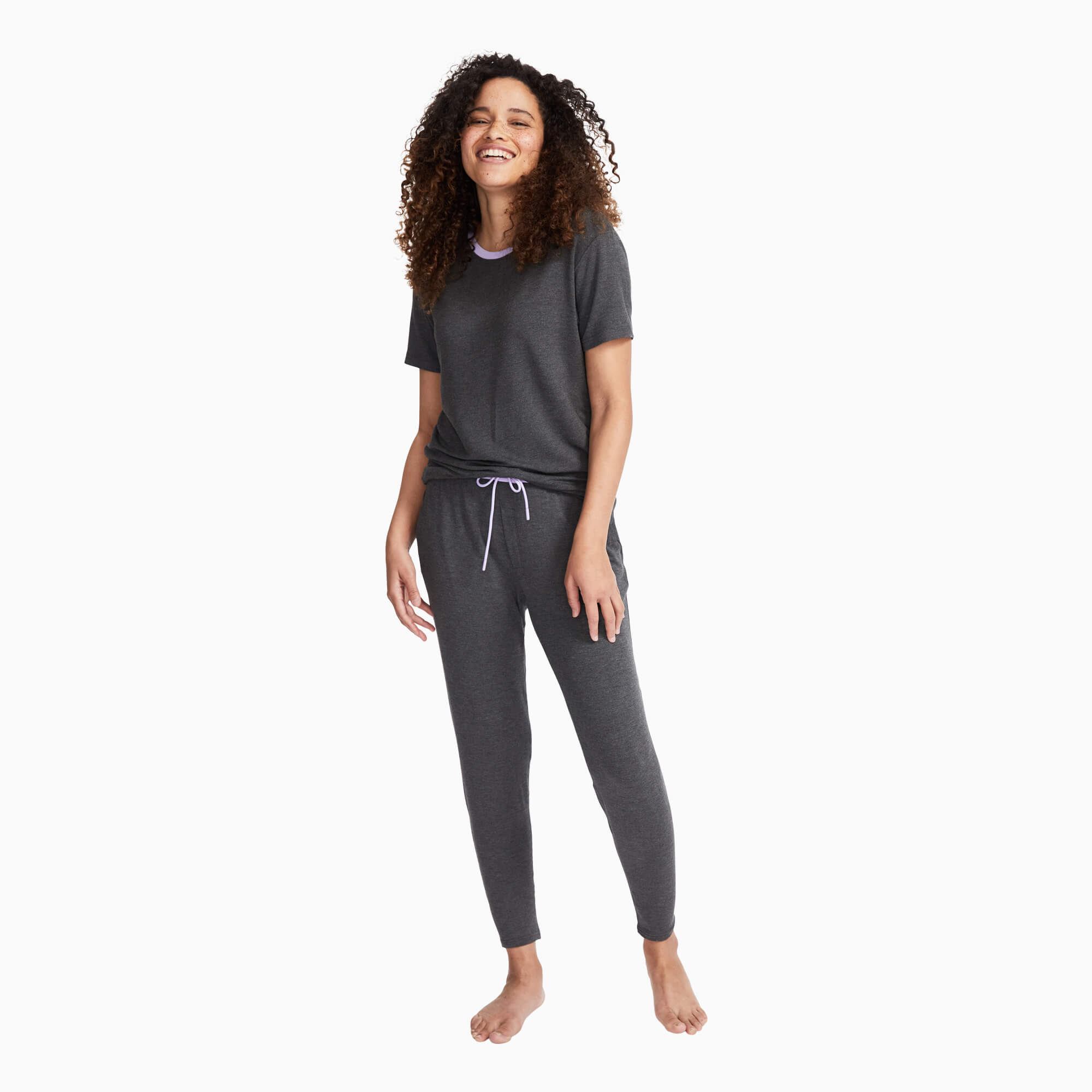 modelsizing1: Naja is 5’8” and wearing a small. | type: women